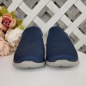 Skechers | Shoes | Mens Skechers Wide Fit Navy Slip Ons Size  display picture 1
